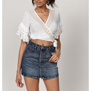 Tobi High Rise Jean Skirt✨🦋 CONTOURS YOUR BUTT🦋✨